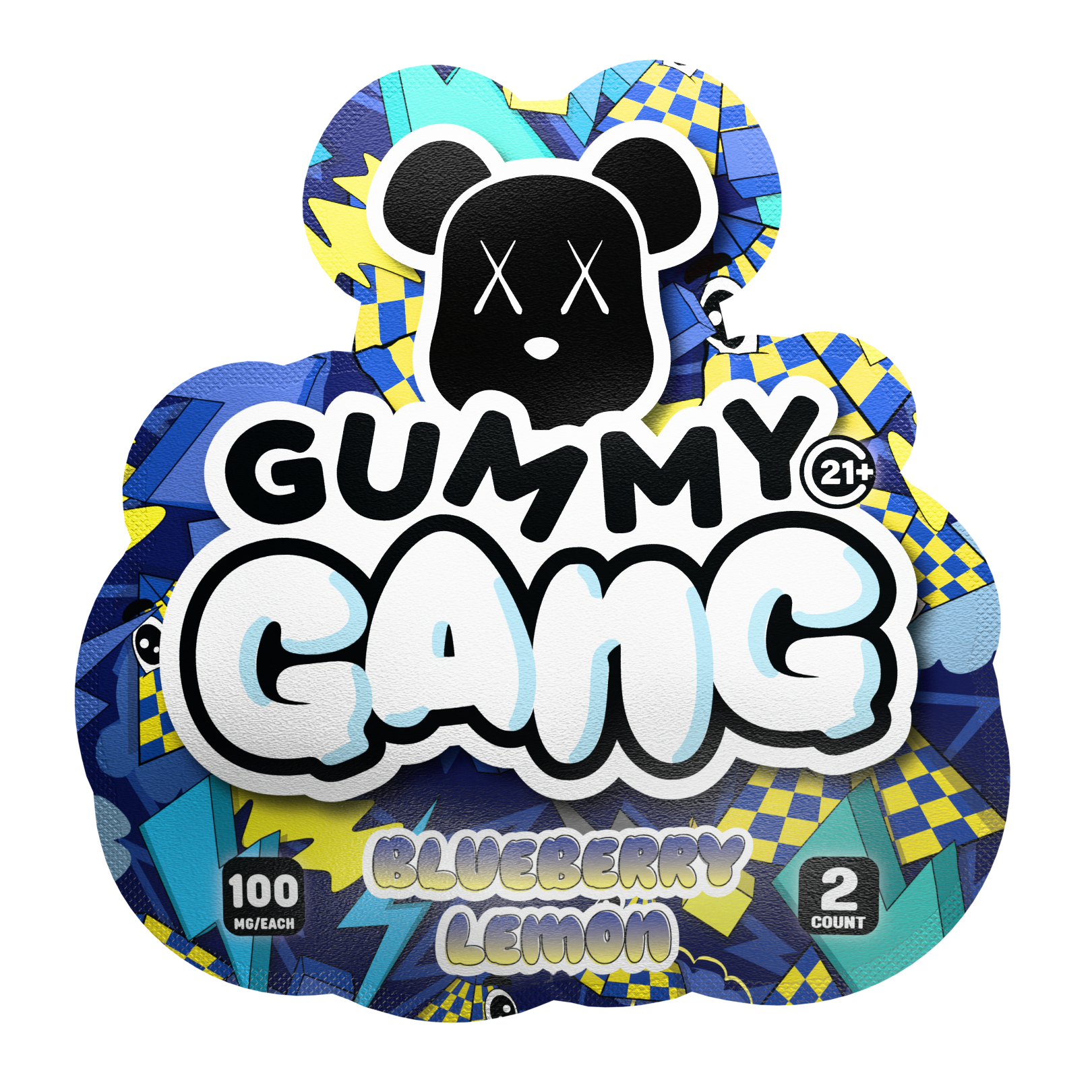 Gummy Gang Blueberry Lemonade 2CT Gummy 30PCS Display