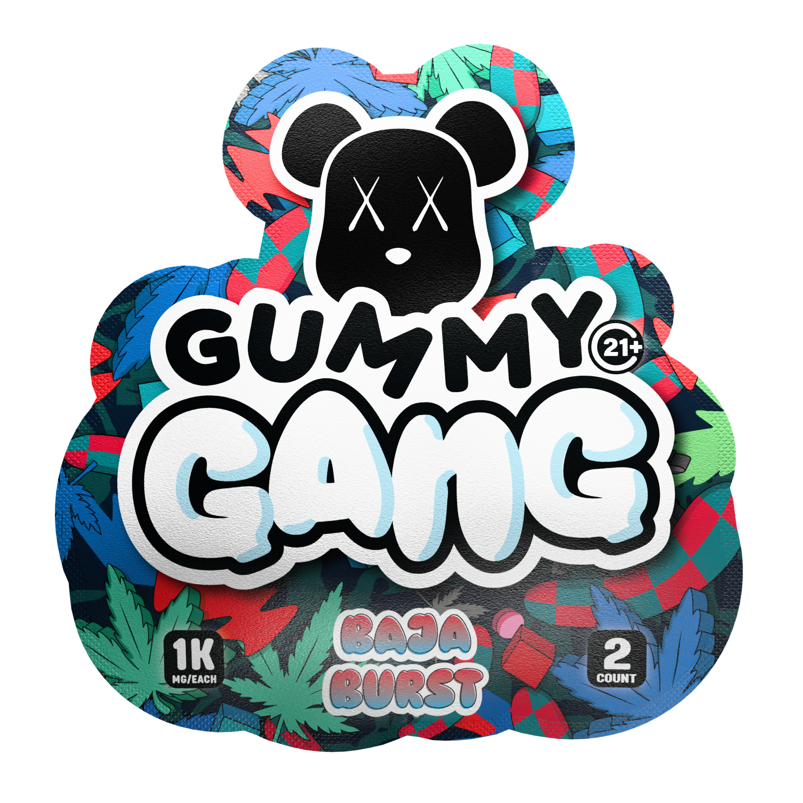 Gummy Gang Baja Burst 2CT Gummy 30PCS Display