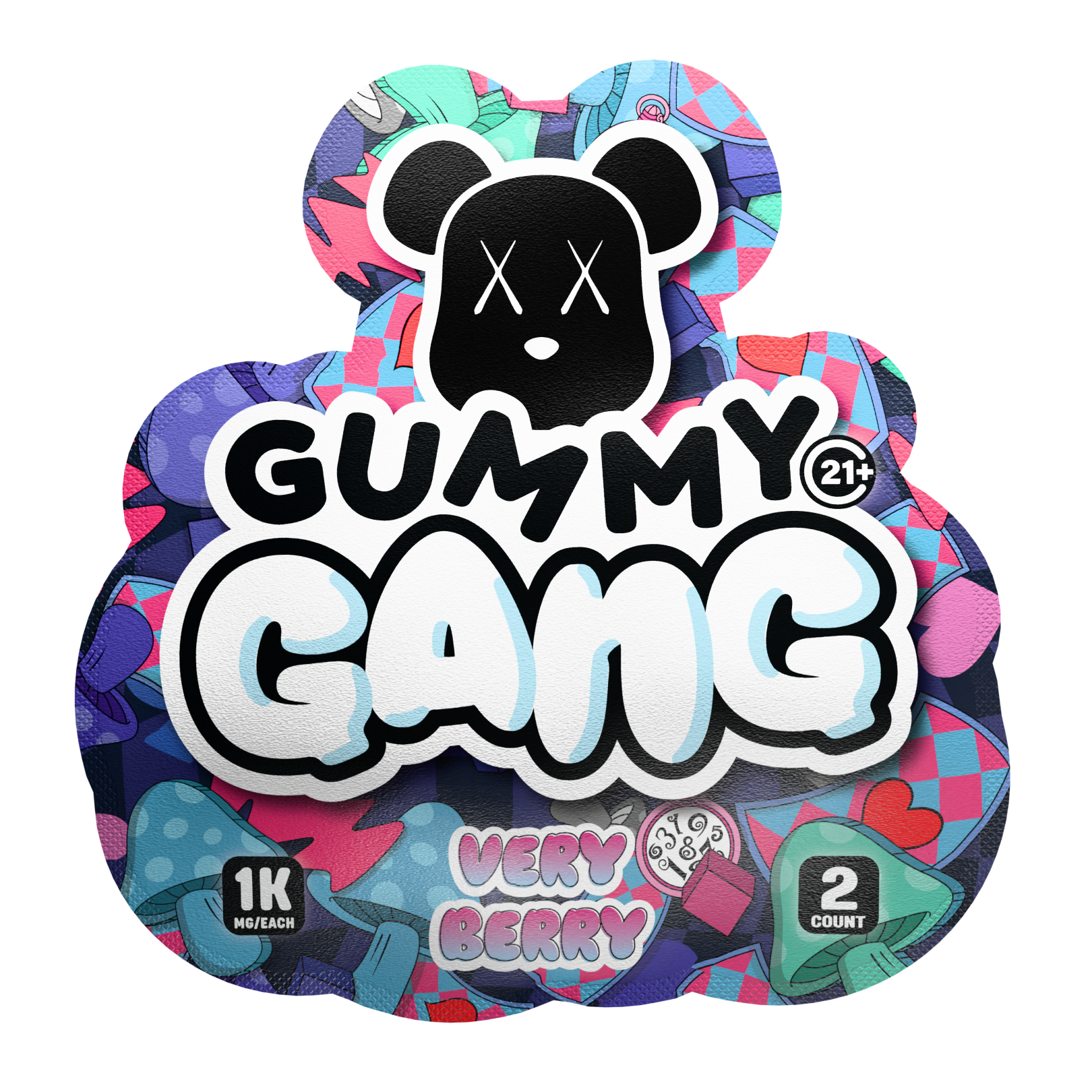 Gummy Gang Very Berry 2CT Gummy 30PCS Display